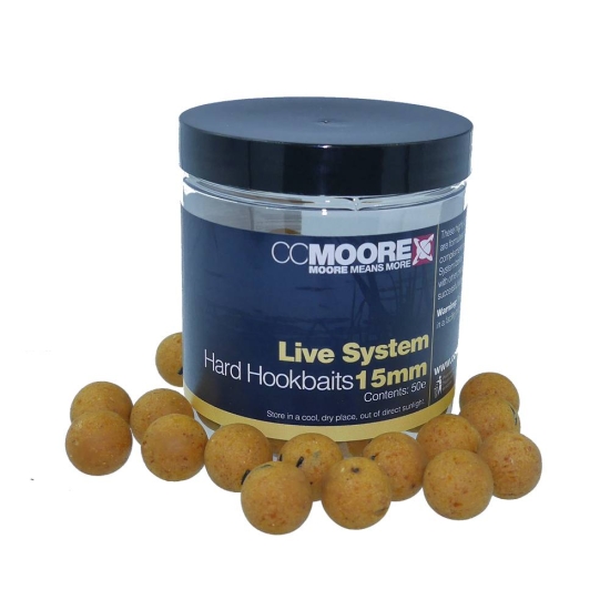 CC MOORE kulki LIVE SYSTEM Hard Hookbaits 15mm